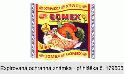 GOMEX INSTANTNÍ NUDLOVÁ POLÉVKA