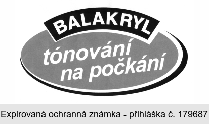 BALAKRYL tónování na počkání