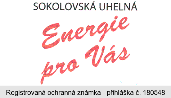 Sokolovská uhelná Energie pro Vás