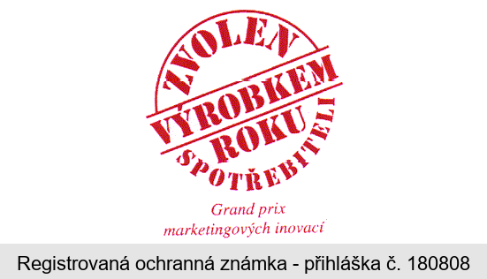 ZVOLEN VÝROBKEM ROKU SPOTŘEBITELI Grand prix marketingových inovací