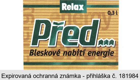 Relax Před... Bleskové nabití energie