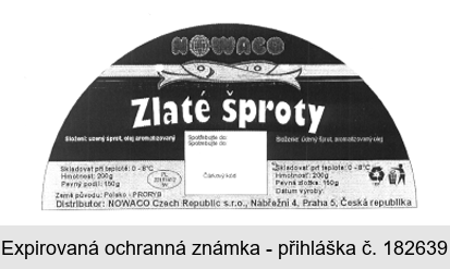 NOWACO Zlaté šproty