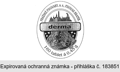 PRAŽSKÉ PIVOVARY, a.s., PIVOVAR BRÁNÍK derma