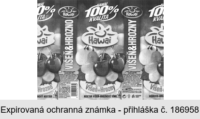 HAWAI 100% KVALITA Hawai Višeň+Hrozny NEKTAR VIŠEŇ-HROZNOVÉ VÍNO