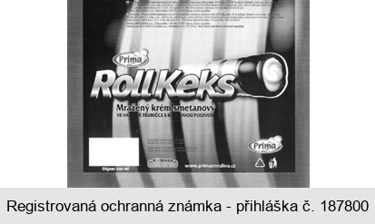 PRIMA RollKeks Mražený krém smetanový NOWACO