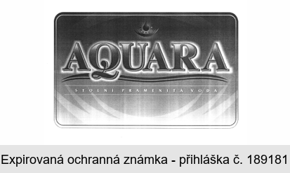 AQUARA STOLNÍ PRAMENITÁ VODA