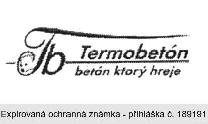 Tb Termobetón betón ktorý hreje