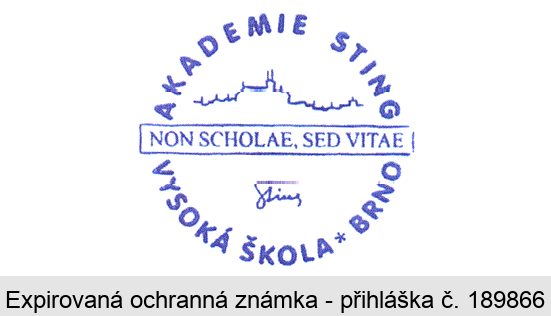 AKADEMIE STING, VYSOKÁ ŠKOLA BRNO, NON SCHOLAE, SED VITAE