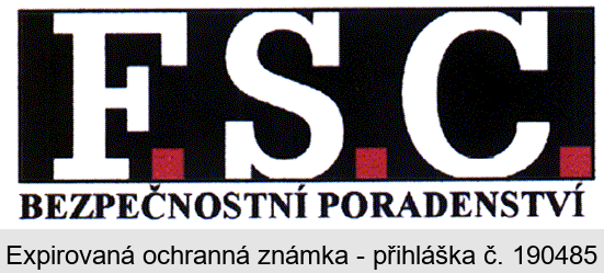 F.S.C. BEZPEČNOSTNÍ PORADENSTVÍ