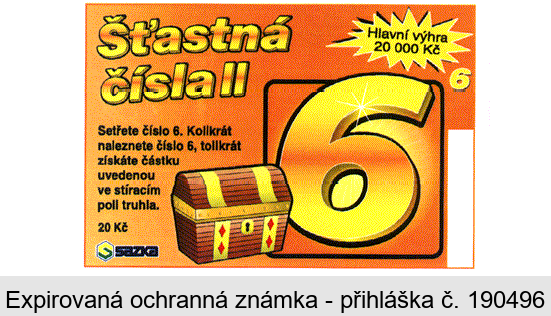 6 Šťastná čísla II, SAZKA