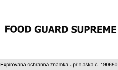 FOOD GUARD SUPREME