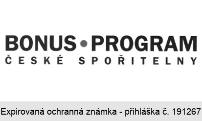 BONUS . PROGRAM ČESKÉ SPOŘITELNY