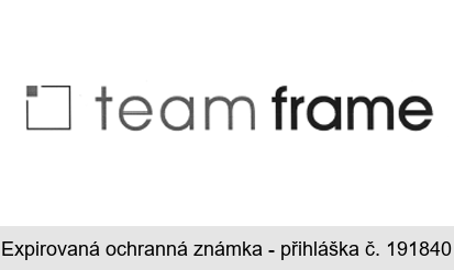 team frame