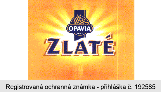 OPAVIA 1840 ZLATÉ