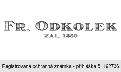 FR. ODKOLEK zal. 1850