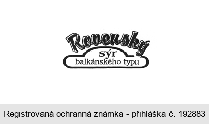 Rovenský sýr balkánského typu