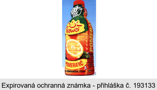 100% DŽUS, Hawai, POMERANČ, 100% POMERANČOVÁ ŠŤÁVA