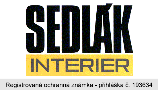 SEDLÁK INTERIER