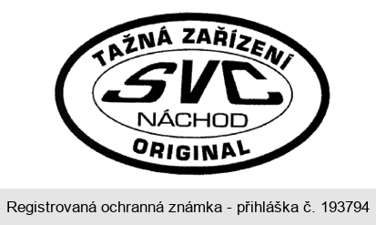TAŽNÁ ZAŘÍZENÍ SVC NÁCHOD ORIGINAL