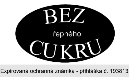 BEZ řepného CUKRU