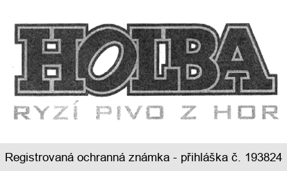 HOLBA RYZÍ PIVO Z HOR