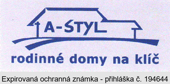 A - STYL rodinné domy na klíč