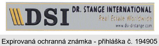 DSI DR. STANGE INTERNATIONAL Real Estate Worldwide www.dsi-drstange.com