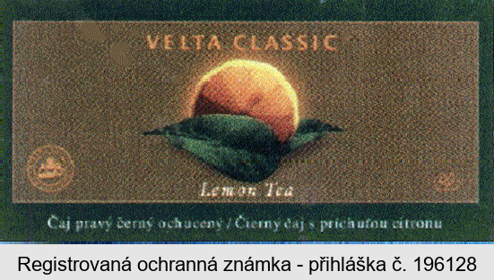 VELTA CLASSIC Lemon Tea Čaj pravý černý ochucený / Čierný čaj s príchuťou citronu