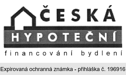 ČESKÁ HYPOTEČNÍ financování bydlení