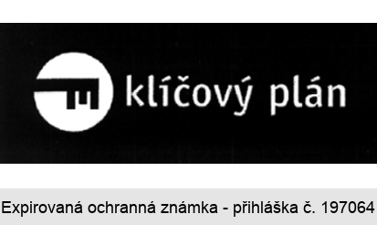 klíčový plán