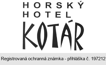 HORSKÝ HOTEL KOTÁR