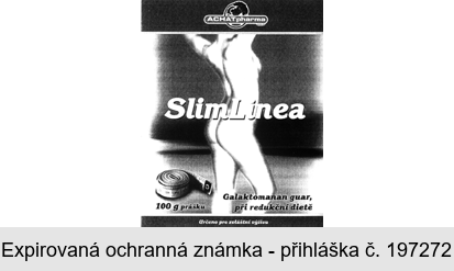 ACHÁTpharma s.r.o. SlimLinea 100g prášku Galaktomanan guar, při redukční dietě Určeno pro zvláštní výživu
