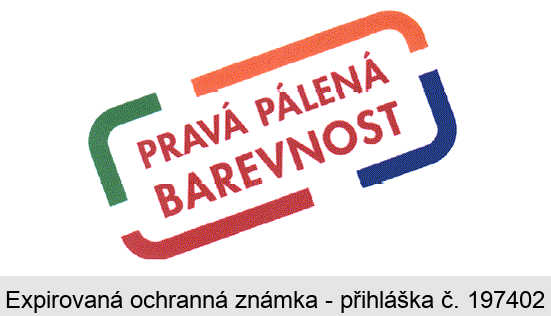 PRAVÁ PÁLENÁ BAREVNOST