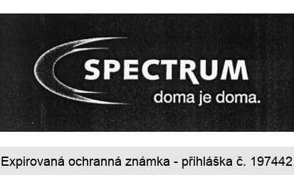 SPECTRUM doma je doma.