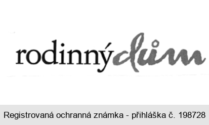 rodinný dům