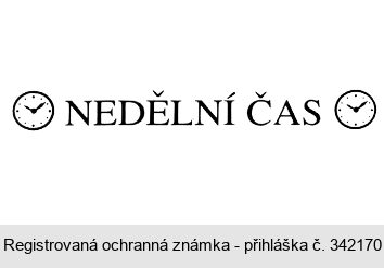 NEDĚLNÍ ČAS