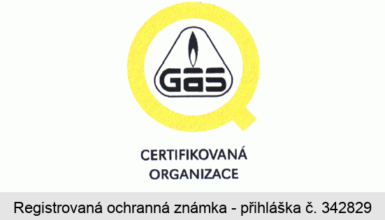 Q GAS CERTIFIKOVANÁ ORGANIZACE