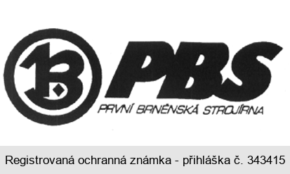 1.B PBS PRVNÍ BRNĚNSKÁ STROJÍRNA