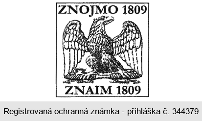 ZNOJMO 1809 ZNAIM 1809