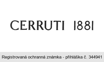 CERRUTI 1881