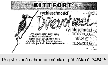 KITTFORT rychleschnoucí Dřevotmel