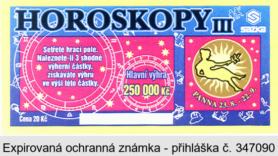 HOROSKOPY III S sazka PANNA