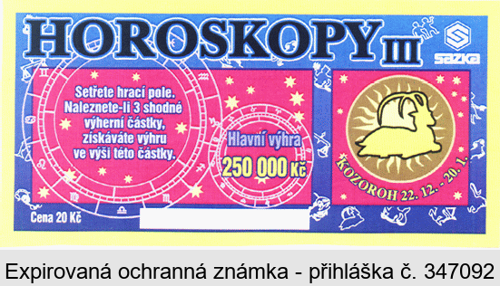 HOROSKOPY III S sazka KOZOROH