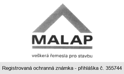 MALAP veškerá řemesla pro stavbu