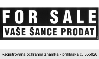 FOR SALE VAŠE ŠANCE PRODAT