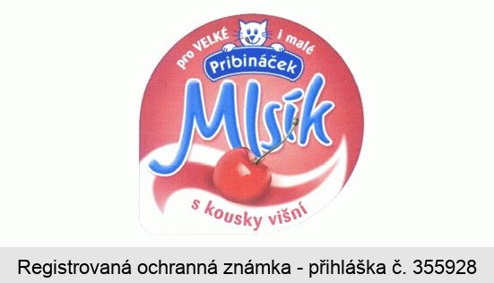 Mlsík s kousky višní pro VELKÉ i malé Pribináček