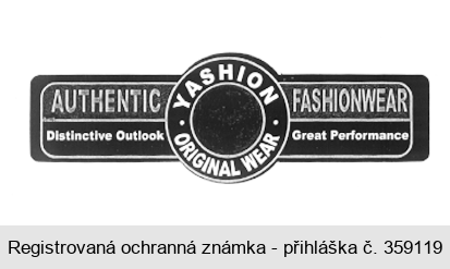 AUTHENTIC FASHIONWEAR Distinctive Outlook Great Performance YASHION ORIGINAL WEAR