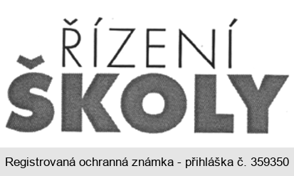 ŘÍZENÍ ŠKOLY