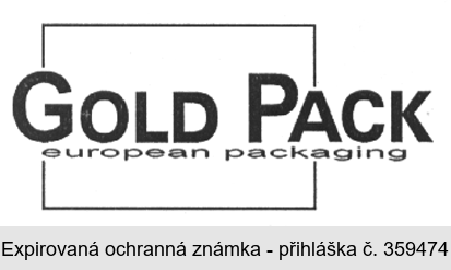 GOLD PACK european packaging