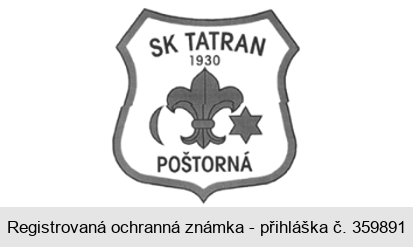 SK TATRAN POŠTORNÁ 1930